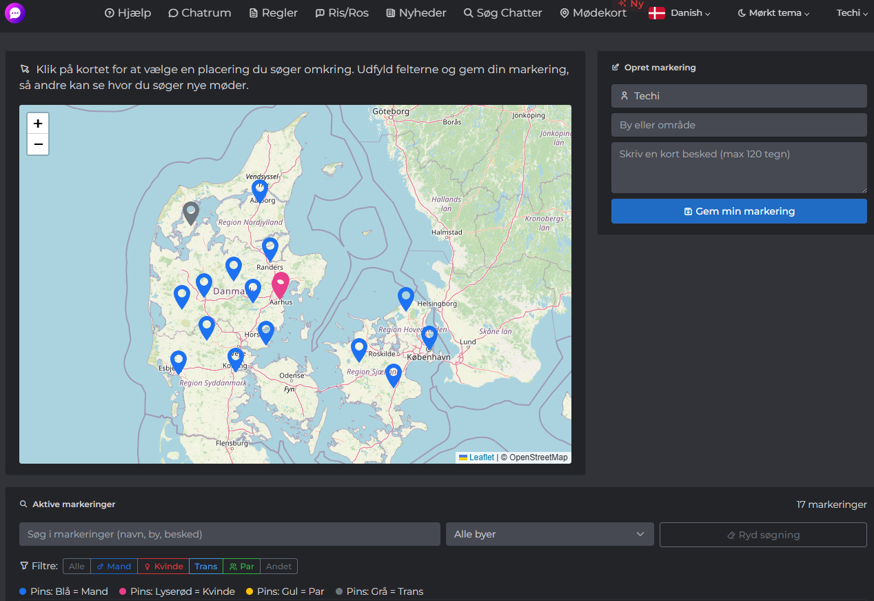 Ny Funktion - Mødekort