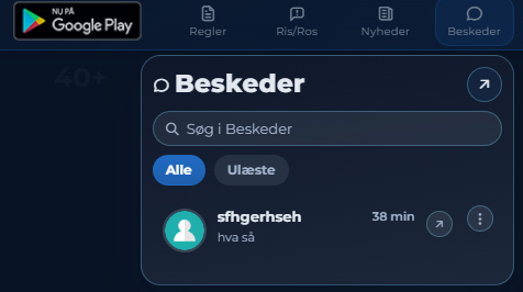 Ny Opdatering - Messenger/Beskeder